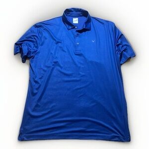 Callaway Men’s Opti-Dri Blue Golf Polo Shirt sz L
